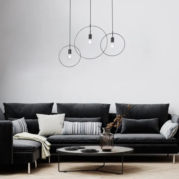 Rabalux 72019 - Lampadario a cavo DILARA 3xE27/40W/230V