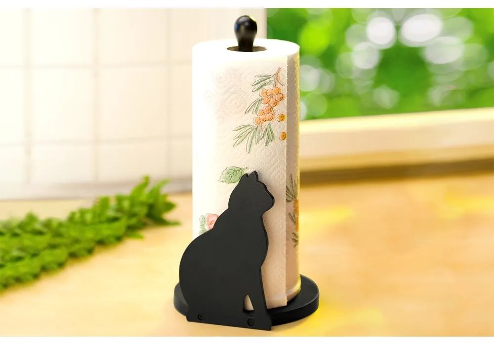 Supporto in legno per asciugamani da cucina - Maximex