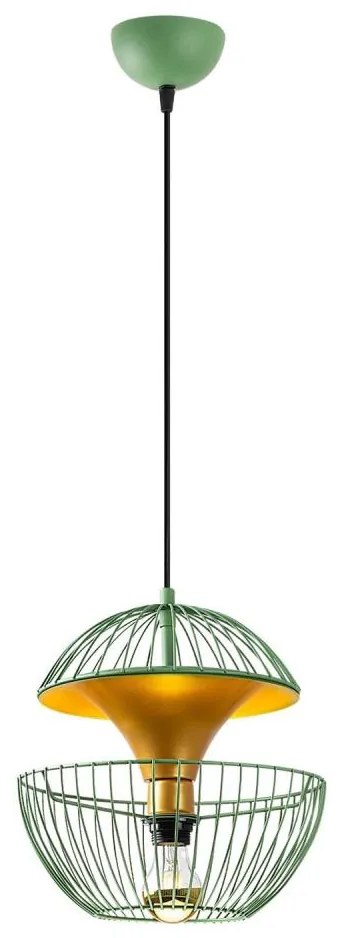 Lampadario a sospensione con filo TELMANDER 1xE27/40W/230V verde