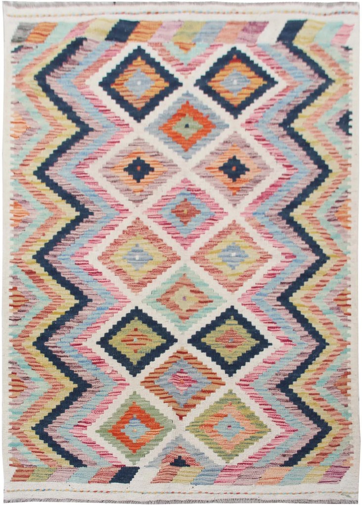 Kilim Tappeto 150x110 (Pakistan) Tessuto A Mano
