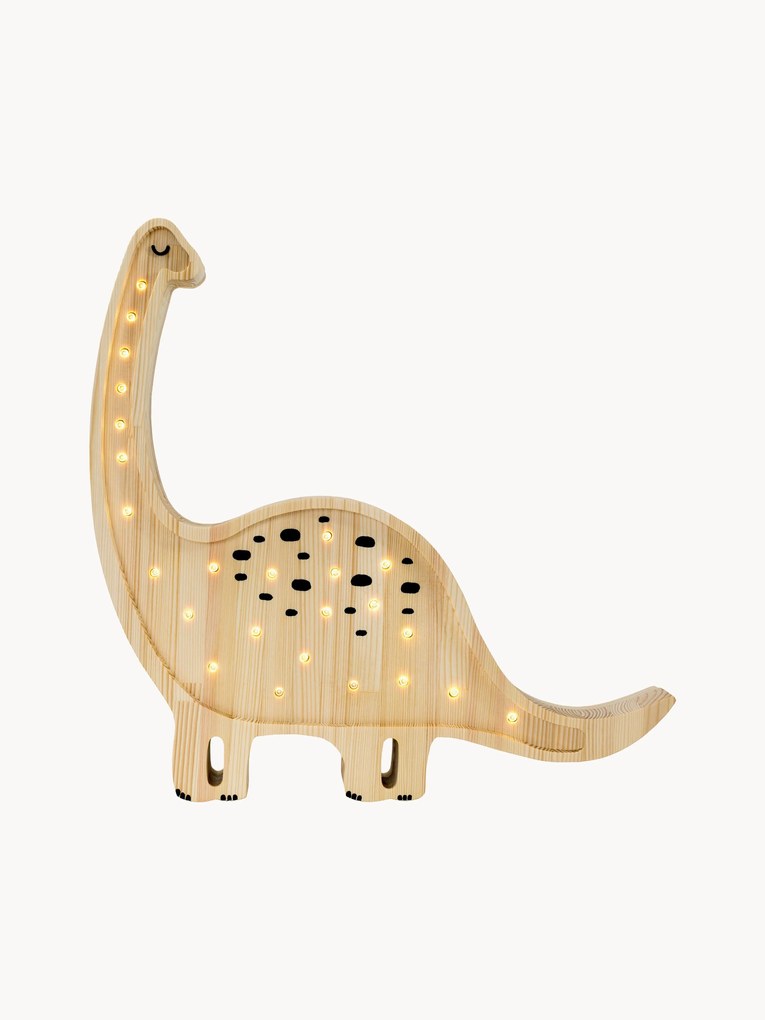 Lampada a LED per cameretta dei bambini fatta a mano con funzione timer e telecomando Diplodocus, luce regolabile