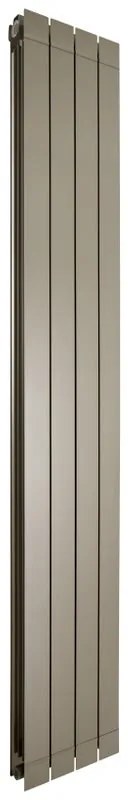 Radiatore acqua calda PRODIGE SUPERIOR in alluminio, 4 elementi, interasse 2000 mm, bronze