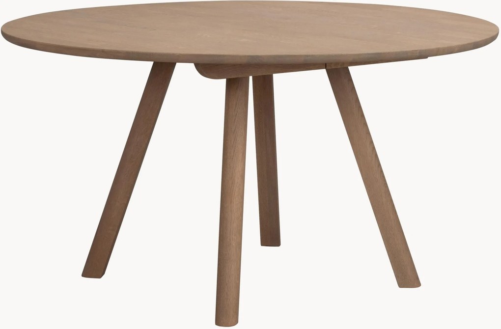 Tavolo rotondo in legno di quercia Clapperton, Ø 140 cm