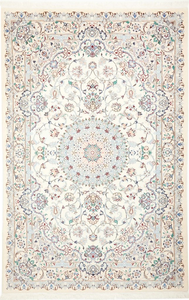 Nain Tappeto persiano 160 x 240 Beige (Iran) Annodato A Mano