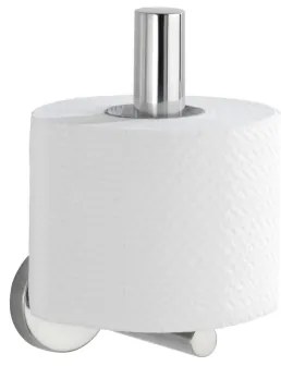 WENKO 20218100 - Porta carta igienica BOSIO SHINE 8x12,5 cm in acciaio inossidabile/argento
