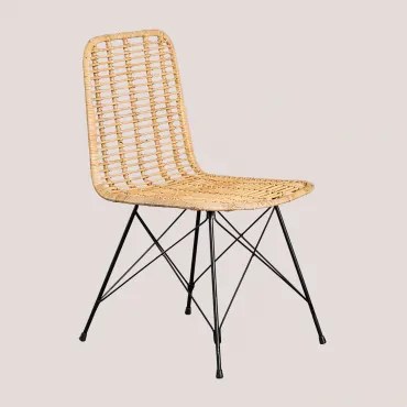 Sedia da pranzo in rattan Likany Style NATURAL - Sklum