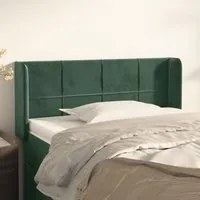 Testiera ad Orecchio Verde Scuro 83x16x78/88 cm in Velluto cod mxl 47640