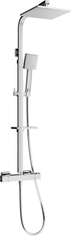 Mexen CQ45 set doccia esterna con soffione e rubinetto termostatico, cromo - 772504595-00