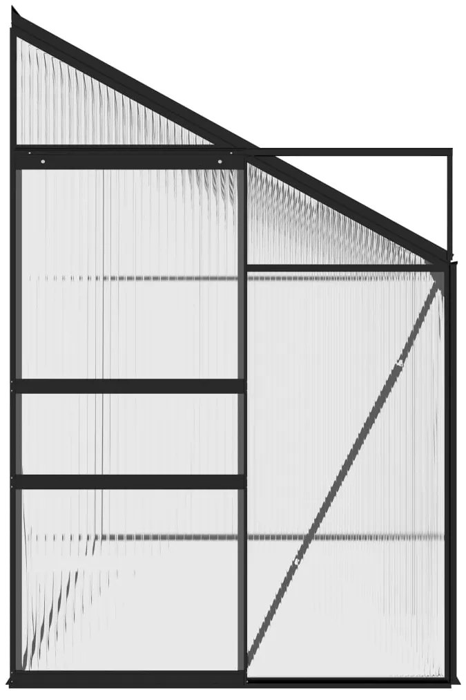 Serra Antracite in Alluminio 7,44 m³