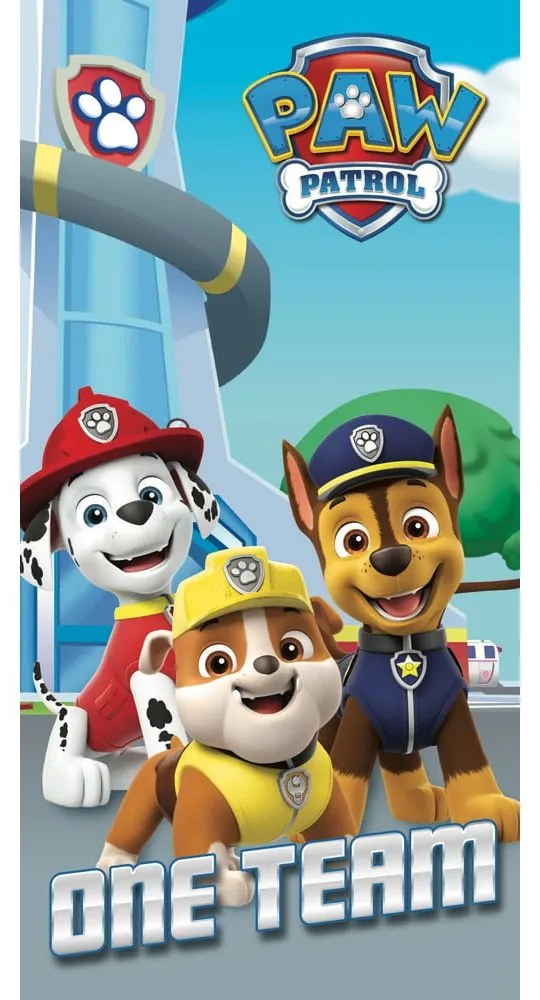 Asciugamano per bambini in cotone 70x140 cm Paw Patrol – Jerry Fabrics