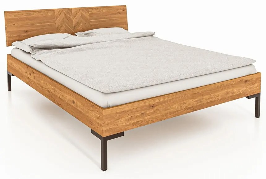 Letto matrimoniale in rovere 160x200 cm Abies 2 - The Beds