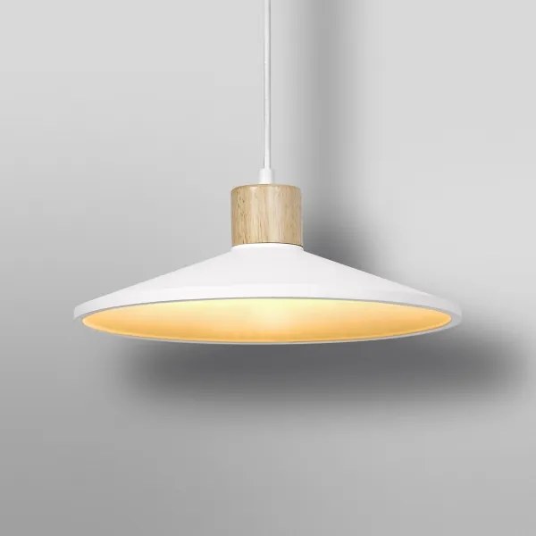Ledvance - Lampadario a sospensione con filo DECOR PLASTER 1xE27/25W/230V diametro 32 cm gesso bianco