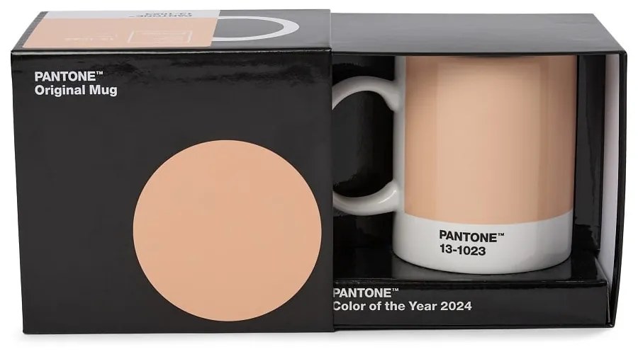 Tazza in ceramica arancione 375 ml Peach Fuzz 13-1023 - Pantone