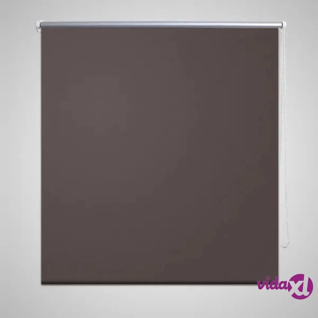 vidaXL Tenda a Rullo Oscurante 100 x 230 cm Caffè