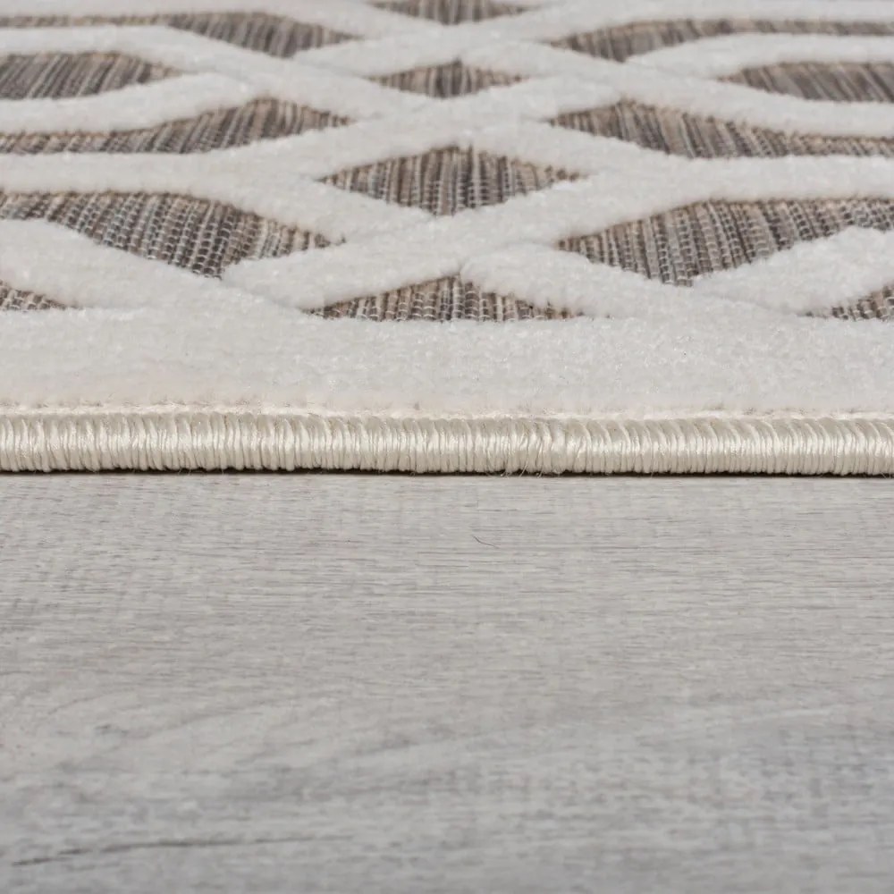 Tappeto beige per esterni 66x230 cm Mondo - Flair Rugs