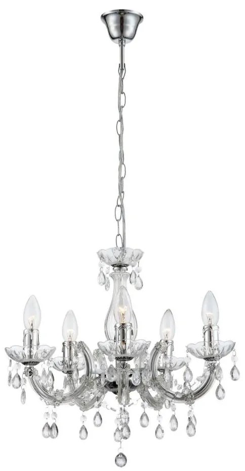 Globo 63116-5 - Lampadario su catena CUIMBRA 5xE14/40W/230V