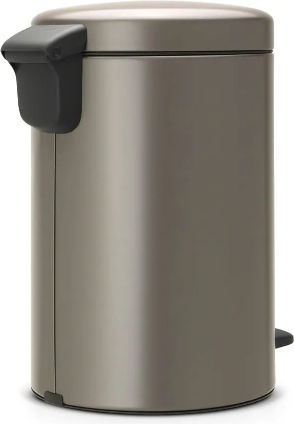 Bidone grigio in acciaio 12 l NewIcon - Brabantia