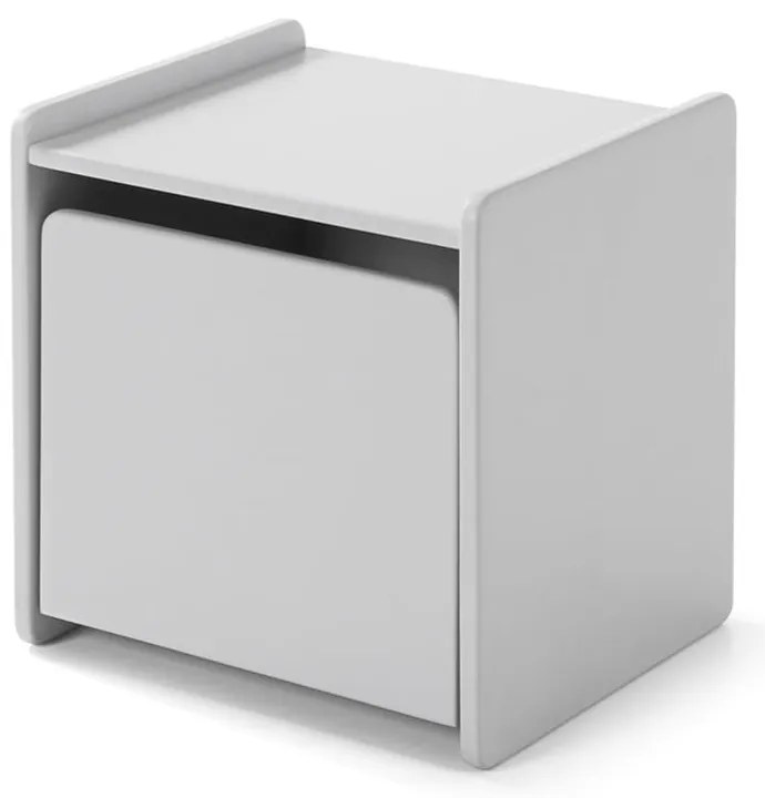 Comodino grigio Kiddy - Vipack