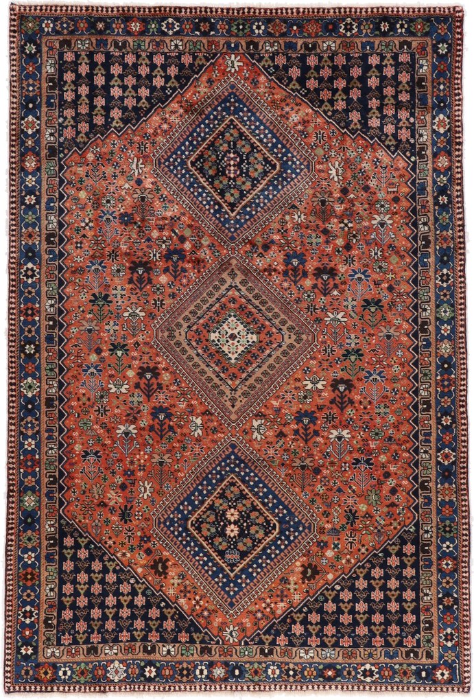 Yalameh Tappeto 220x320 (Iran) Annodato A Mano