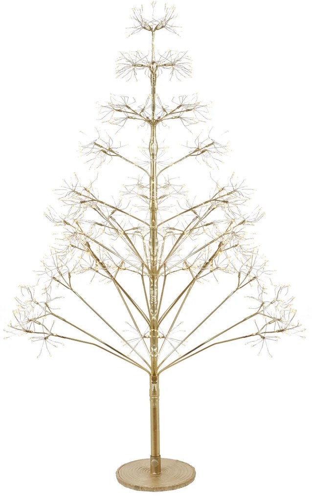 L'ocanera Albero oro luminoso con led " Foresta di luci" h 120 cm