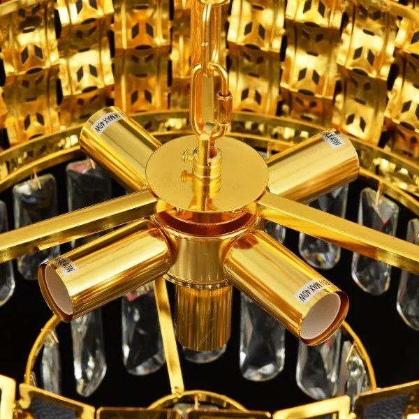 Brilagi - Lampadario a plafone CRISTAL 5xE14/40W/230V Ø 38 cm