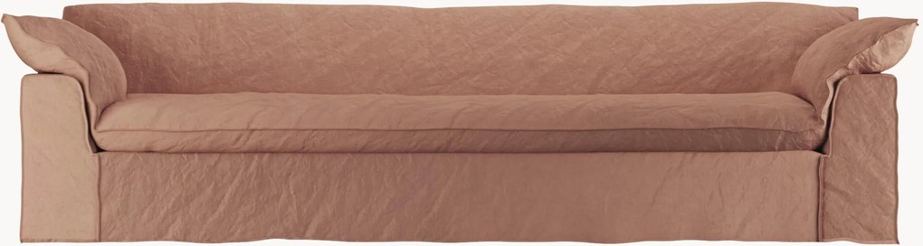 Divano 4 posti in lino Nomad, 305 cm