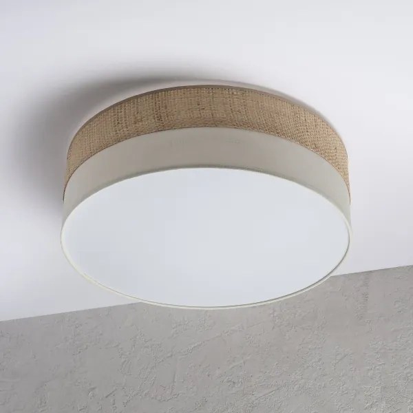 Plafoniera LED SIRJA BOHO LED/36W/230V ø 45 cm beige/crema