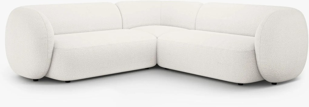 Divano angolare Kate in bouclé – L252 cm