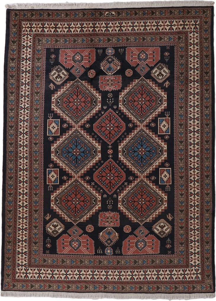 Shiraz Tappeto 260 x 190 (Iran) Annodato A Mano