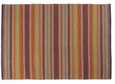 Tappeto moderno Cleveland, stile kilim, 100% cotone, multicoloree, 200x140cm