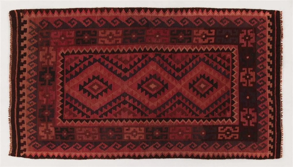 Tappeto Afghan Kilim S orientale in lana, annodato a mano, multicolore, L 120 x L 80 cm