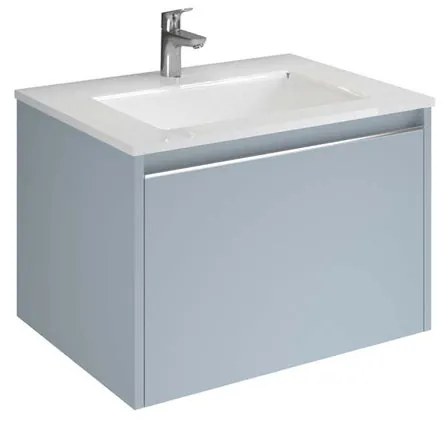 Mobile da bagno sotto lavabo Cielo blu opaco L 60 x H 40 x P 45.5 cm 1 cassetto, lavabo non incluso