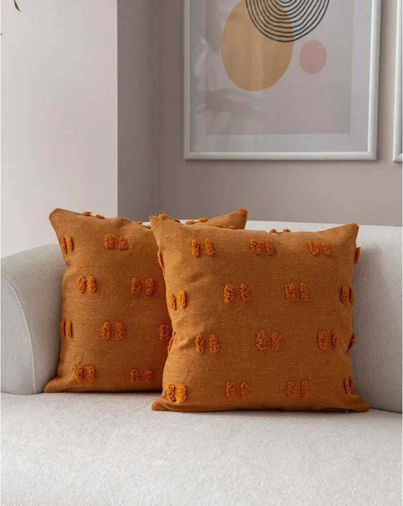 Federe decorative in set 2 pz 43x43 cm Tuffet – Mioli Decor