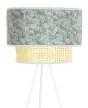 Lampada da Terra DKD Home Decor Metallo Poliestere Bianco Verde 220 V 50 W (40 x 40 x 129 cm)