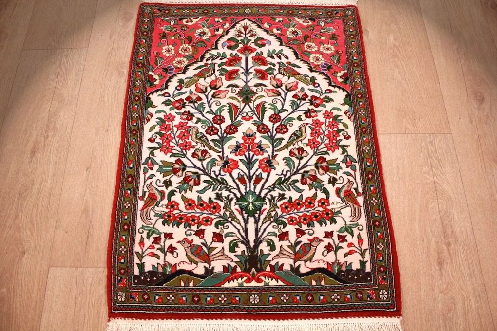 Ghom Tappeto 70 x 90 (Iran) Annodato A Mano