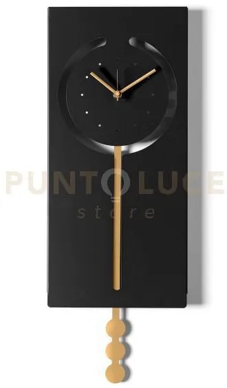 Orologio a pendolo omega nero,oro laccato