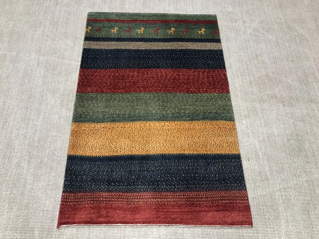 Gabbeh Tappeto 160 x 100 (Iran) Annodato A Mano