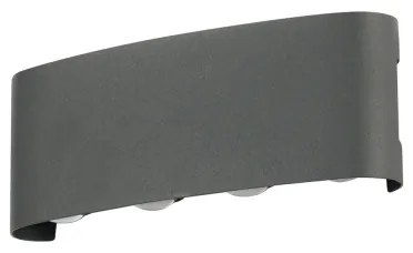 Brilagi - Lampada da parete LED per esterni FLAREBOX LED/8W/230V antracite IP65