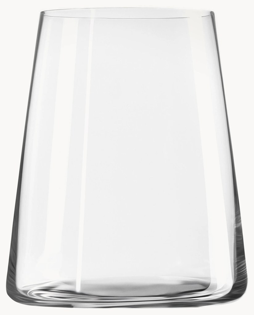 Bicchieri in cristallo a forma di cono Power 6 pz