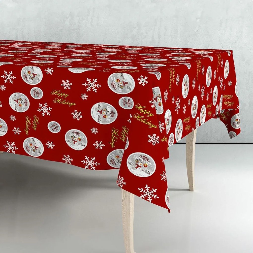 Rotolo di tovaglia Exma Rosso Natale 140 cm x 25 m