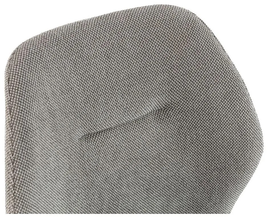 Sedie da pranzo in set grigio chiaro in imbottito 4 pz Ansu – Marckeric