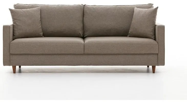 Divano letto marrone chiaro 210 cm Eva - Balcab Home