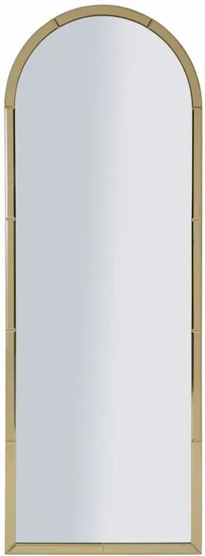 Specchio Da Muro Baku Oro Cm 55X2X150 Elegante Design