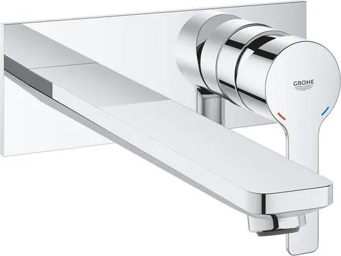 Rubinetto per lavabo ad incasso getto laminare cristallino Lineare cromato lucido GROHE