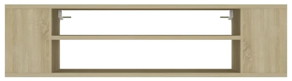 Mobile porta tv sospeso rovere sonoma 100x30x26,5cm truciolato