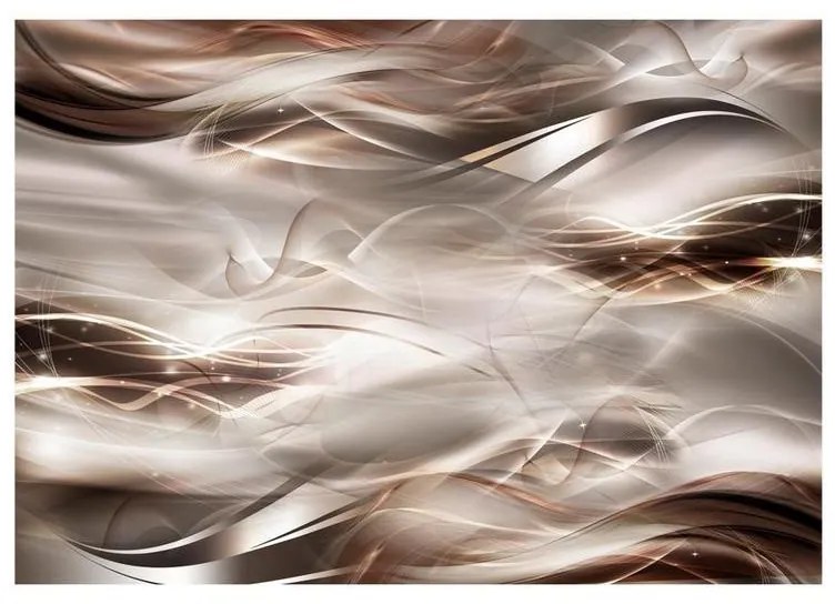 Fotomurale adesivo  Umber Waves  Larghezza x Altezza Home decor 147x105