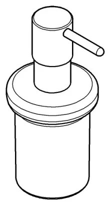 GROHE 411882430 - Dispenser di sapone START 160 ml nero