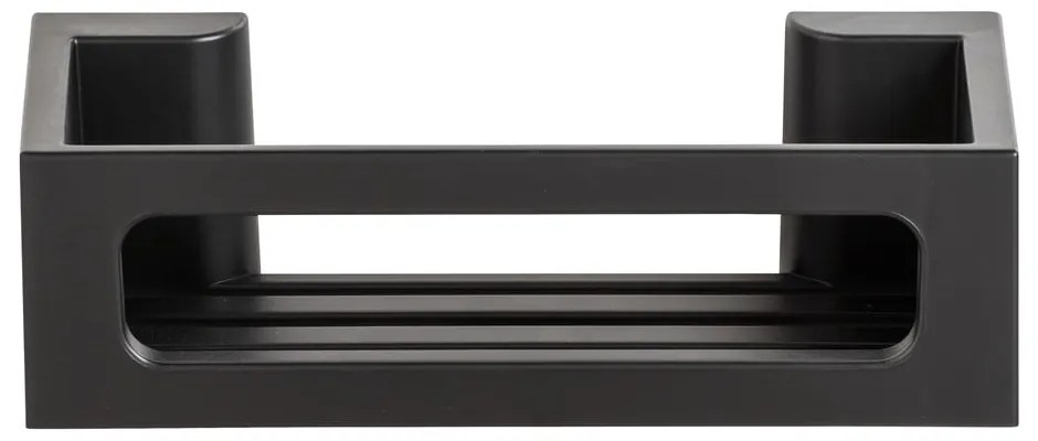 Mensola in plastica nera autoportante per il bagno Bralia - Wenko