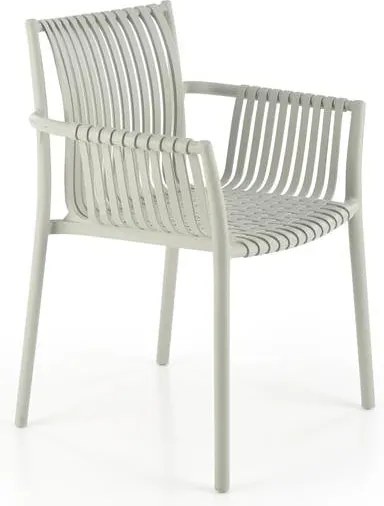 Sedia in plastica K492 in grigio