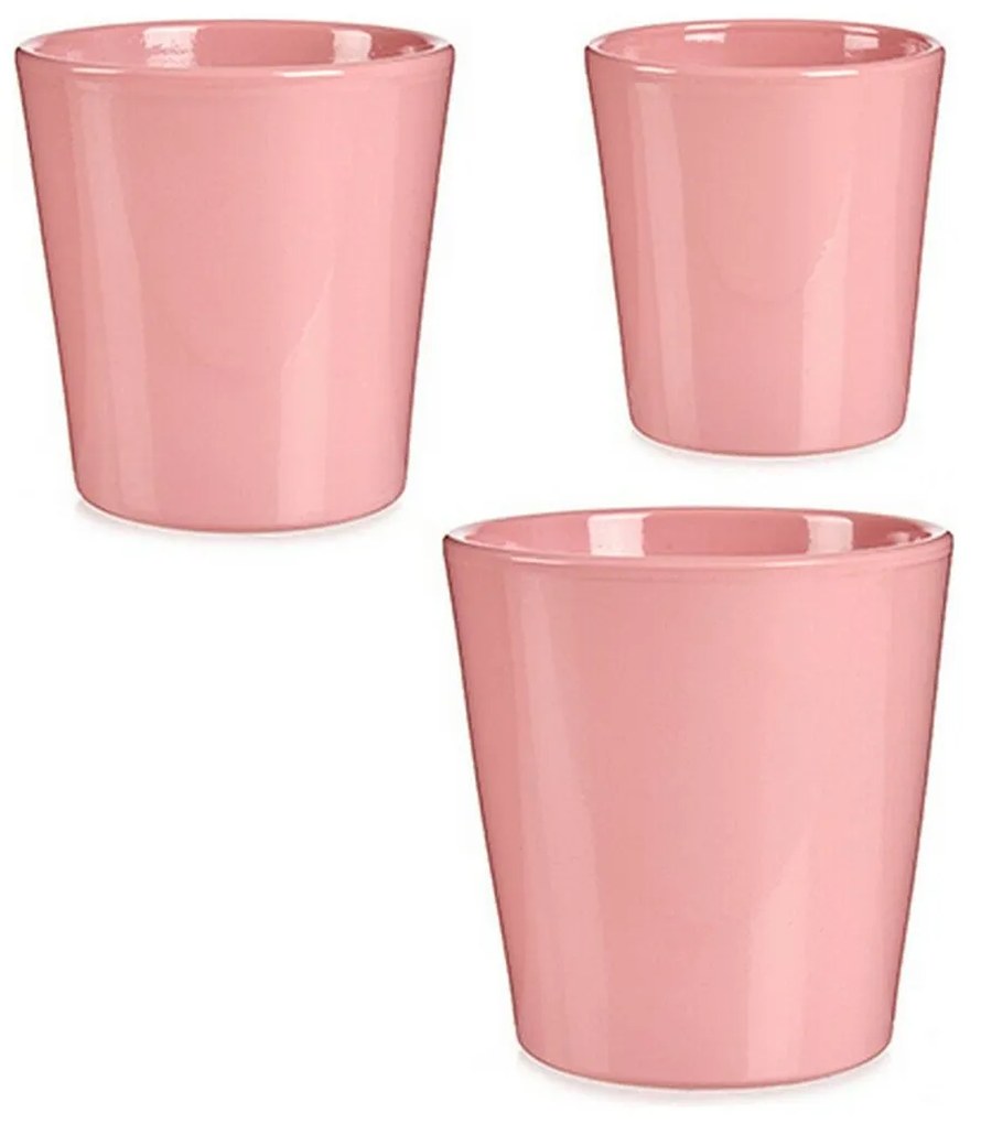 Set di Vasi Rosa Argilla (6 Unità)
